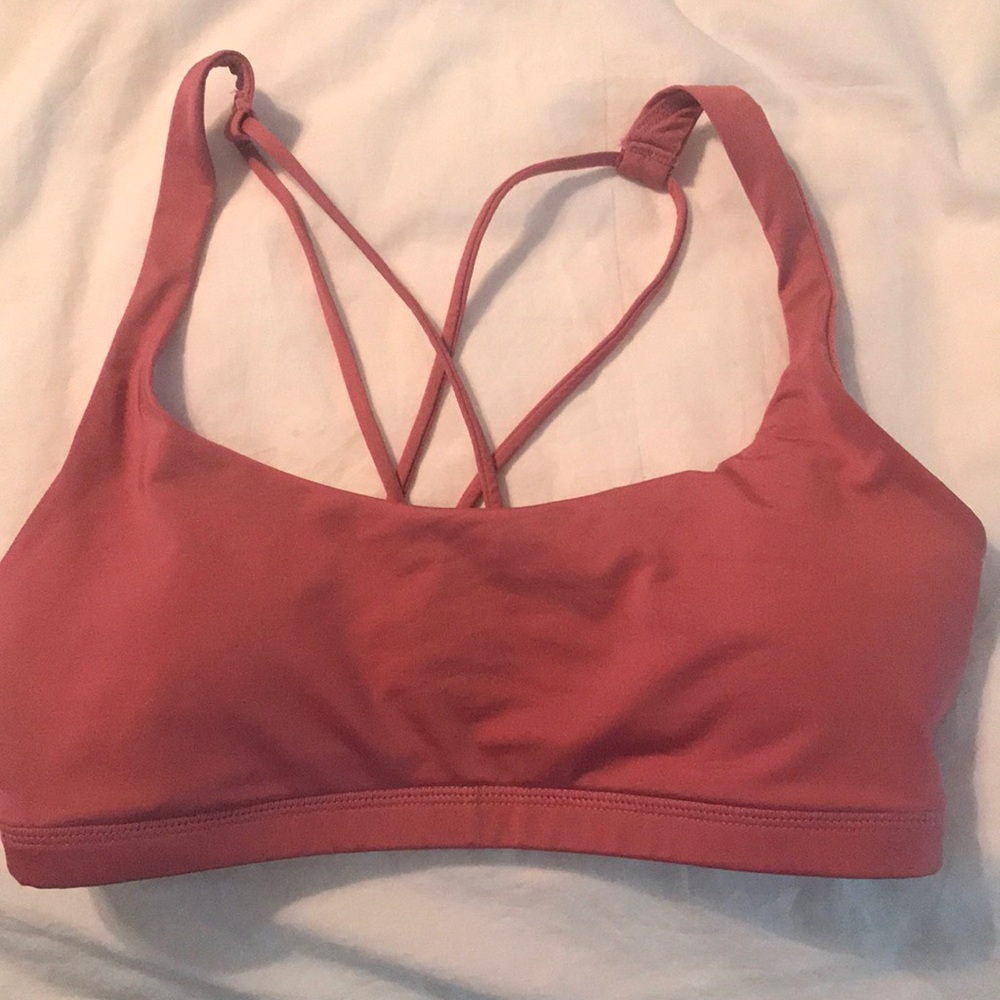 Strappy sports bra